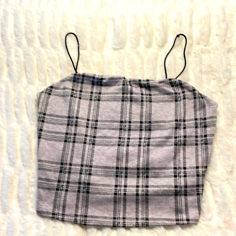 Popular 21 purple and black Spagetti strap top